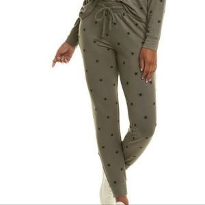 Splendid star embroidered jogger pants size XL